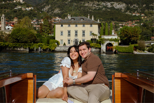 Lake Como Photographer | Engagement Photo Shoot Villa Balbianello